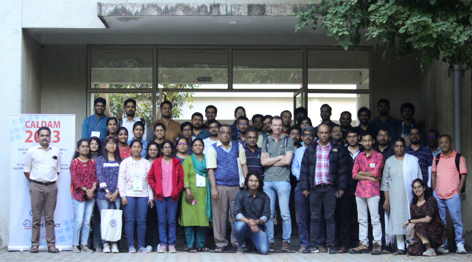 Pre-conference school participants, CALDAM 2023, DA-IICT Gandhinagar