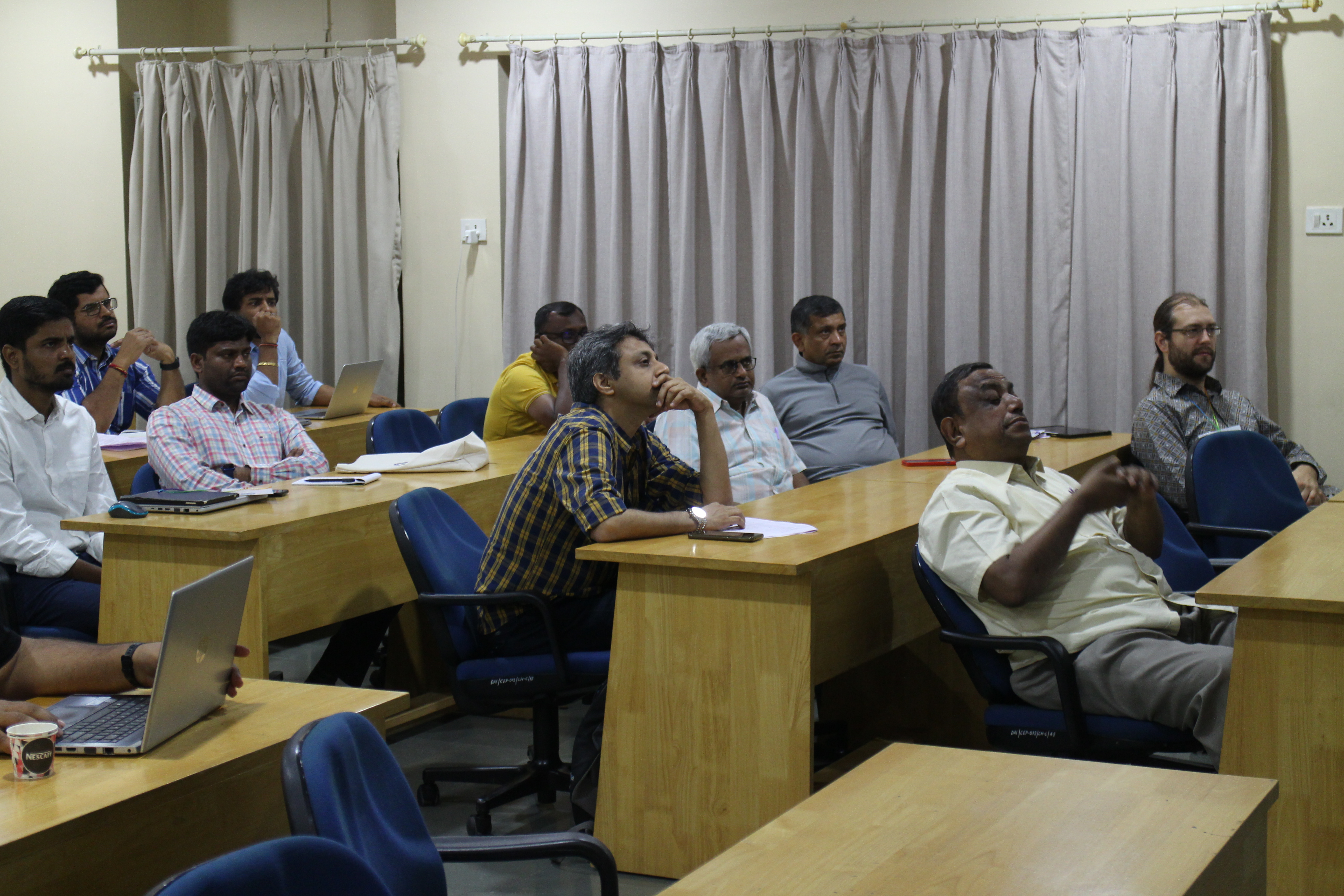 My PhD guide in the audience