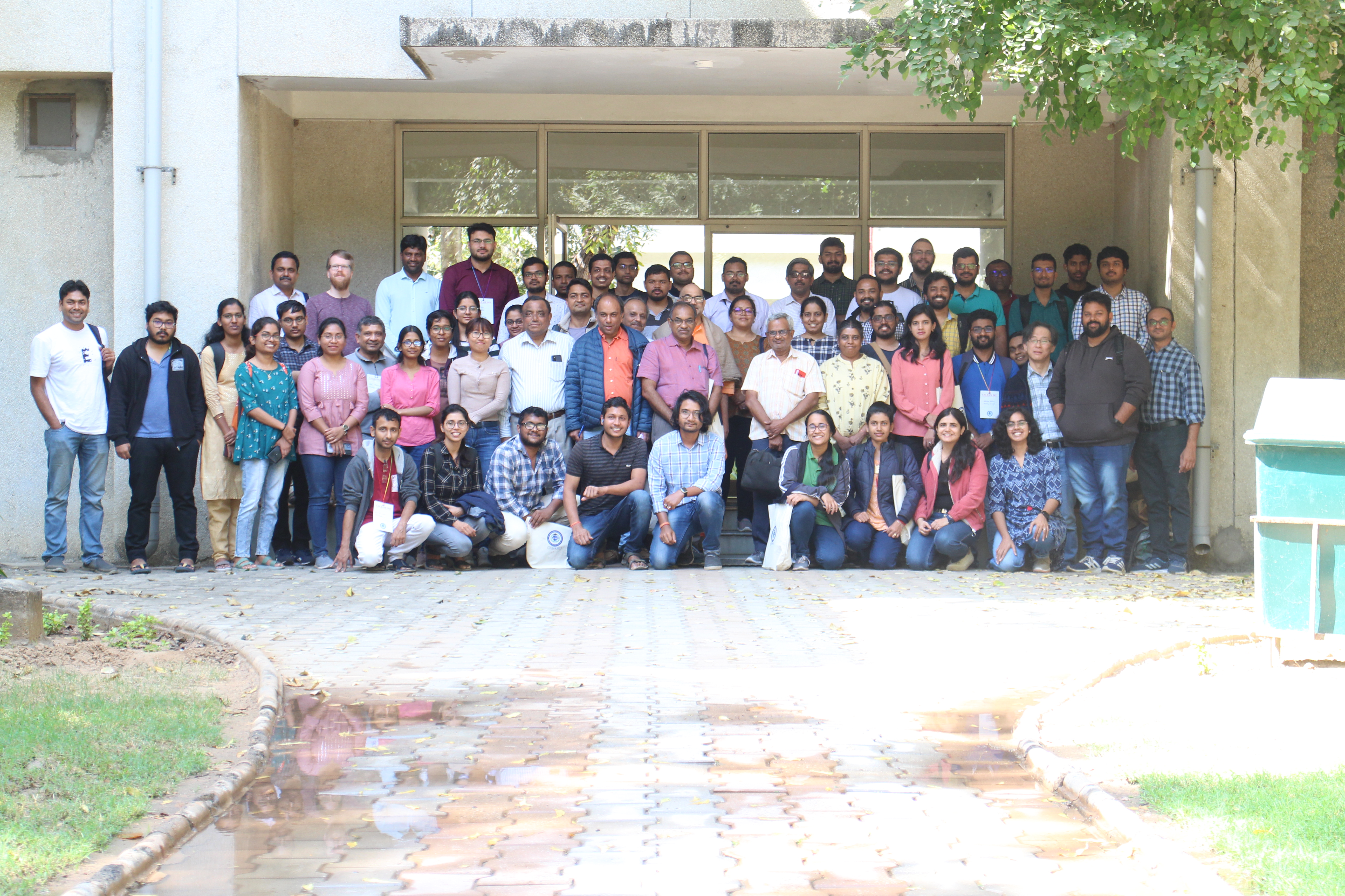 Participants at CALDAM 2023, DA-IICT Gandhinagar