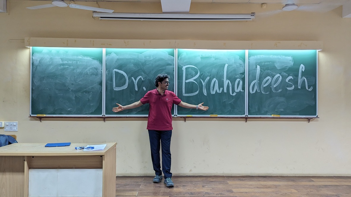 After the Ph.D. thesis defense!