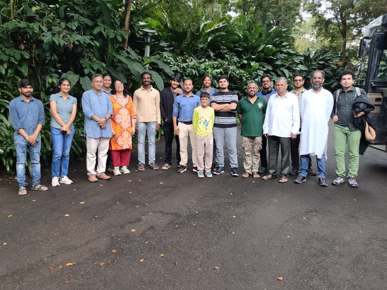 Participants at the Discussion Meeting on Number Theory and Combinatorics, Evolve Back, Coorg