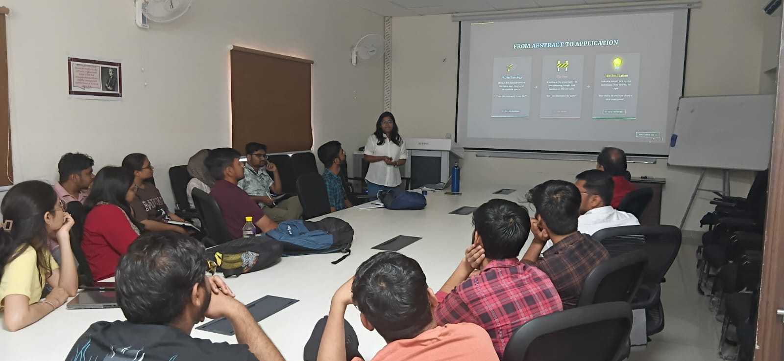 Priyanka Magar-Sawant delivering her talk
