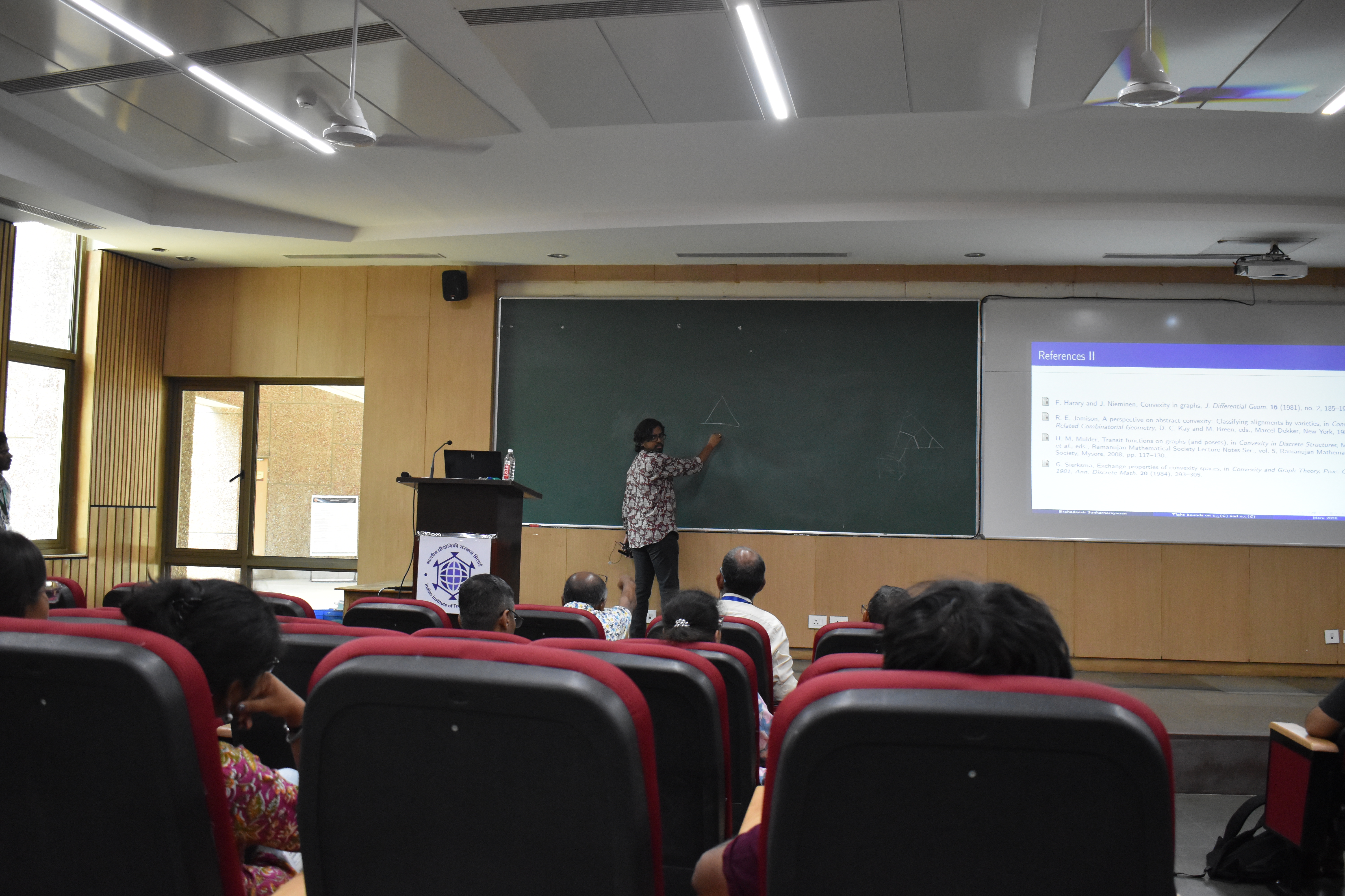 Delivering the contributed talk