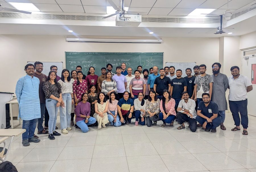 Participants at the GIAN course on Sparse graphs, IIT Dharwad