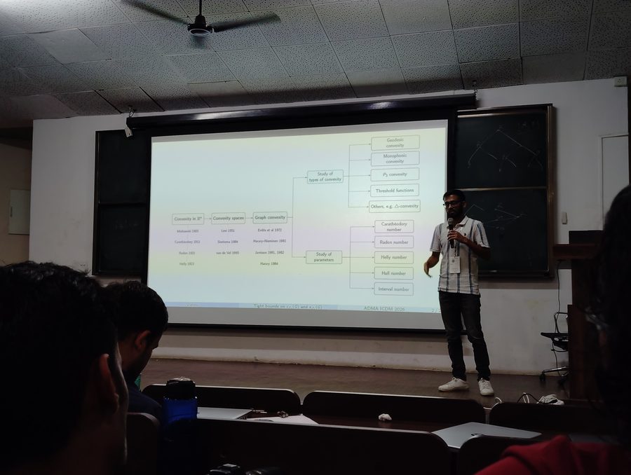 Vishnu at ADMA ICDM 2026, IIT Madras